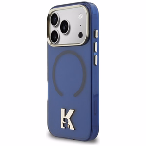 Karl Lagerfeld IML K Head Logo MagSafe Ümbris for iPhone 17 Pro Max - sinine