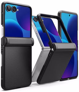 Ringke Onyx Flap ümbris mudelile Samsung Galaxy Z Flip 8 – must