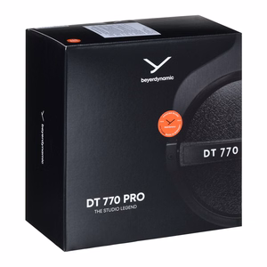Beyerdynamic DT 770 PRO – stuudiokõrvaklapid, kinnised, 250 Ω, mustad (459046)