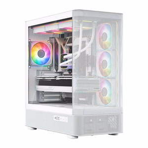 MODECOM Volcano AQ300 ARGB kesktornkorpus, valge