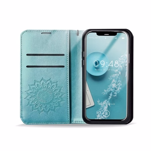 MEZZO Book ümbris jaoks SAMSUNG S21 mandala roheline