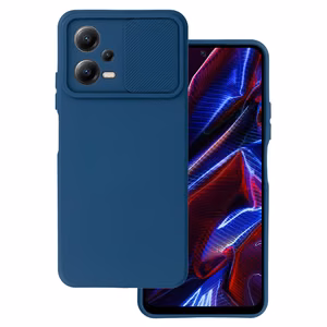 Camshield Soft jaoks Xiaomi Redmi Note 12 5G/Poco X5 Tumesinine
