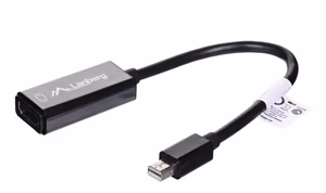 Lanberg AD-0005-BK videokaabli adapter 0,2 m Mini DisplayPort HDMI Type A (Standard) must