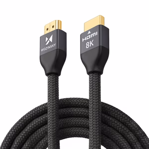 Кабель Wozinsky HDMI 2.1 8K 60 Hz 48 Gbps / 4K 120 Hz / 2K 144 Hz 5 м серебряный (WHDMI-50)