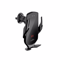 Maxlife autohoidja õhuventilaatorile MXCH-08 automaatne traadita laadimisega must 15W