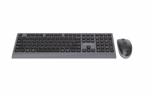 Gembird KBS-WPS-02-CYRL Keyboard and Mouse Set Wireless Cyrillic Bluetooth Black