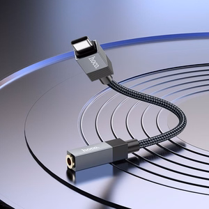 Adapter AUX USB C (isane) Jack 3,5 mm (emane) Hoco UPA32C must