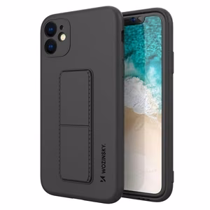 Wozinsky Kickstand Case silikoonümbris alusega Samsung Galaxy A11 / M11 must