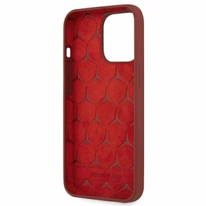 Mercedes Silicone Line чехол для iPhone 13 Pro / iPhone 13 - Красный