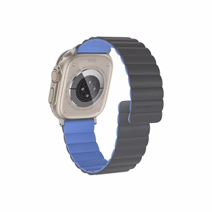 Amazing Thing Ремешок Smoothie Mag AWSPMGB для Apple Watch 49/45/41 серый