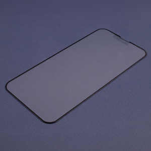 Karastatud klaas 6D matte jaoks iPhone 12 Mini 5.4'' must raamiga