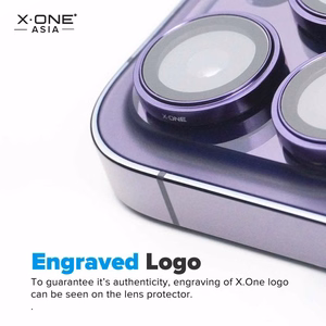 X-ONE Sapphire Camera Armor Pro - jaoks iPhone 13 Pro/13 Pro Max - hõbedane