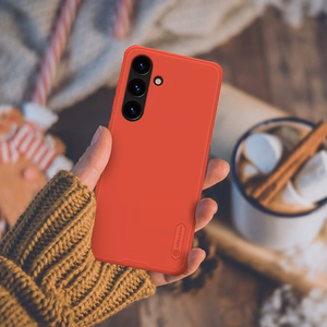 Nillkin Super Frosted Shield Pro armored ümbris jaoks Samsung Galaxy S24 - punane