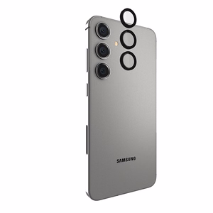 Case-Mate Aluminum Ring Lens Protector kaameraobjektiivide kaitseklaas seadmele Samsung Galaxy S24+, must