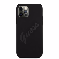 Guess GUHCP12LLSVSBK iPhone 12 Pro Max 6.7" must/must kõvakott Script Vintage