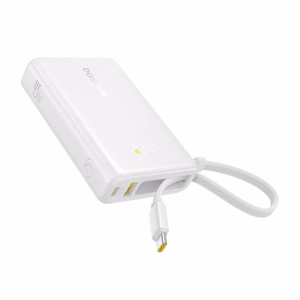 Powerbank Baseus PicoGo Digital Display 10000mAh 45W (biały)