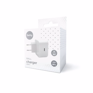 Setty laadija 1xUSB-C 3A 20W LSI-C-200 valge