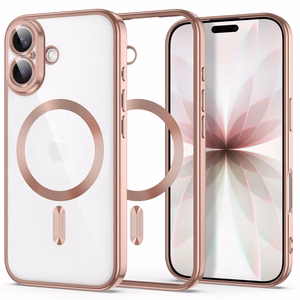 Tech-Protect MagFlex ümbris mudelile iPhone 17, läbipaistev roosa