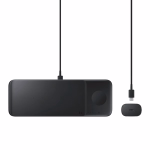 P6300TBEGEU Wireless Charger Trio for Samsung, Black