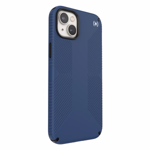 Speck Presidio2 Grip MagSafe ümbris seadmele iPhone 14 Plus, libisemiskindla haardega, Coastal Blue / Black / White värvikombinatsioon