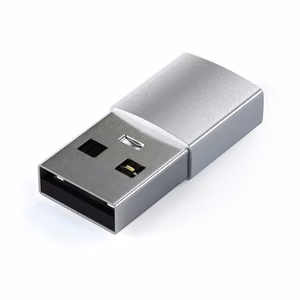 Satechi ST-TAUCS USB A / USB C adapter, hõbedane