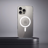 CLEAR Ümbris 2 mm jaoks IPHONE 16 Pro Max compatible koos MagSafe (camera protection) läbipaistev