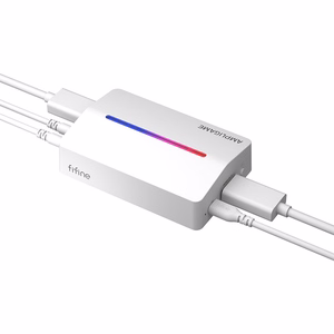 Fifine V3W, карта видеозахвата HDMI на USB-A (белая)
