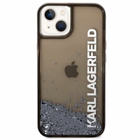 Karl Lagerfeld KLHCP14SLCKVK iPhone 14 6.1 "must / must hardcase Liquid Glitter Elong