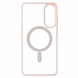Acrylic Color Magsafe Ümbris jaoks Samsung Galaxy S25 Edge light roosa