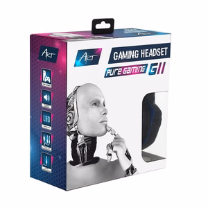 ART wire headphones gaming Jack 3,5 mm / USB A with microphone G11 must