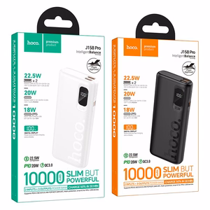 Akupank Hoco 10000 mAh QC PD 2A 22,5W J158 Pro must