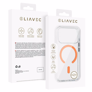 Liavec Pure Ümbris jaoks Iphone 17 Pro papaya