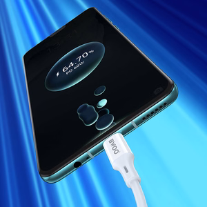 BWOO Cable USB-C - USB-C 1m 60W ABS + TPE X282 C-C valge