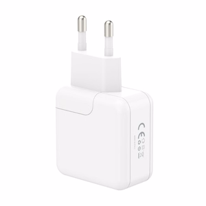 WALL CHARGER MX BURST GaN PD 35W, 2xUSB-C + C/LIGHTNING PD CABLE 20W  WHITE
