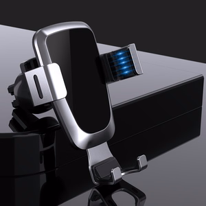 Gravity smartphone car hoidja, must air vent grille (YC08)