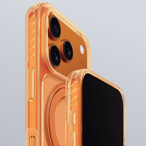 AmazingThing Titan Pro Spin ümbris jaoks iPhone 17 Pro Max compatible with MagSafe - oranž