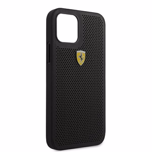 Ferrari FESPEHCP12MBK iPhone 12/12 Pro 6.1" чёрный/чёрный жёсткий чехол On Track Perforated