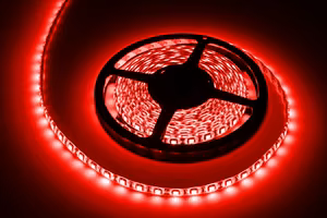 Rebel waterproof LED strip, 5 m, red, 300 x 5050, 12 V