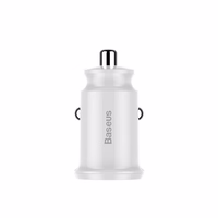 Baseus car charger Grain 2x USB 3,1A valge