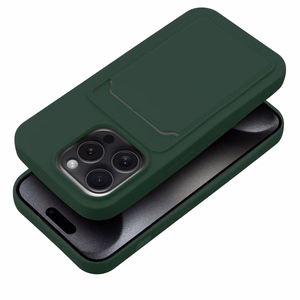 Ümbris jaoks iPhone 15 PRO Card Ümbris zielony