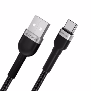 Wozinsky WNBAC2 кабель USB-A USB-C 2.4A 2м - чёрный