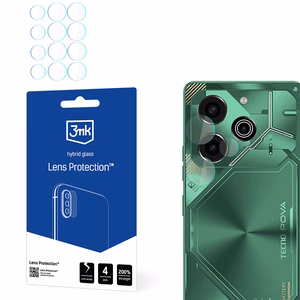 Hübriidklaas jaoks Camera Lens 3mk Lens Protection jaoks Tecno POVA 6 Pro