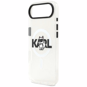 Karl Lagerfeld IML Choupette Sketch Logo MagSafe iPhone Air Ümbris - Clear