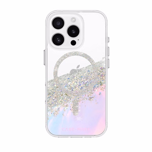 Case-Mate Karat Soap Bubble MagSafe ümbris seadmele iPhone 16 Pro, sillerdav