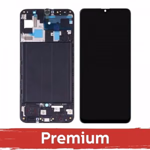 LCD Ekraan Samsung A505 A50 raamiga / suur ekraan / OEM