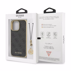 Guess GUHCP13XGF4GGR iPhone 13 Pro Max 6.7" hall/hall kõvakaaneline 4G Charms Collection