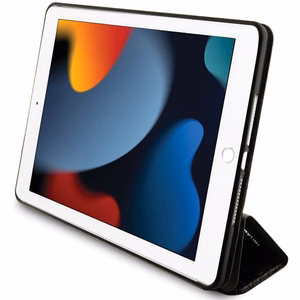 Чехол Karl Lagerfeld Saffiano Monogram Ikonik для iPad 10.2" 2019 (7 поколение) Folio Magnet Allover Cover - чёрный