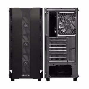 Корпус CHIEFTEC HUNTER MidiTower ATX MiniITX чёрный GS-01B-OP