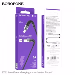 USB kaabel Hoco BX32 must Type-C 100cm (kuni 5A)