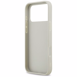 DKNY Checkered with Printed Stripes Ümbris jaoks iPhone 17 Pro Max - Beige